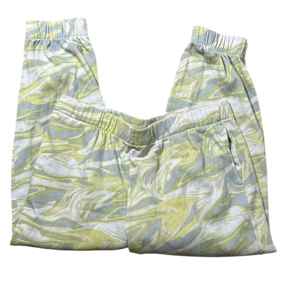 wild fable Pants - wild fable Green Swirly Sweatpants XXL
